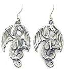 Winged Dragon Earrings
